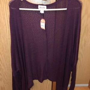 kohl’s maroon cardigan